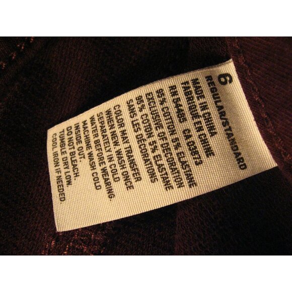 AMERICAN EAGLE Womens Jegging Jeans Purple Brown Sz 6 Stretch Regular Skinny - Picture 9 of 10